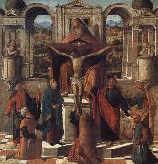 Giovanni Mansueti Symbolic Representaton of the Crucifixion oil